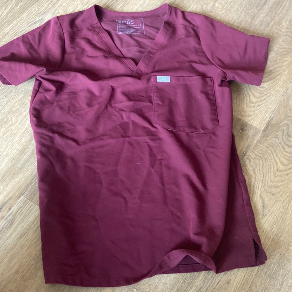 figs one pocket scrub top